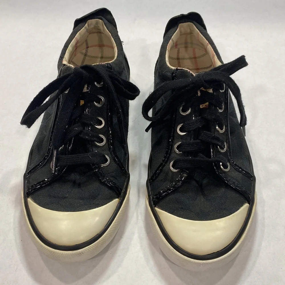 Coach Barrette‎ logo monogram sneakers black